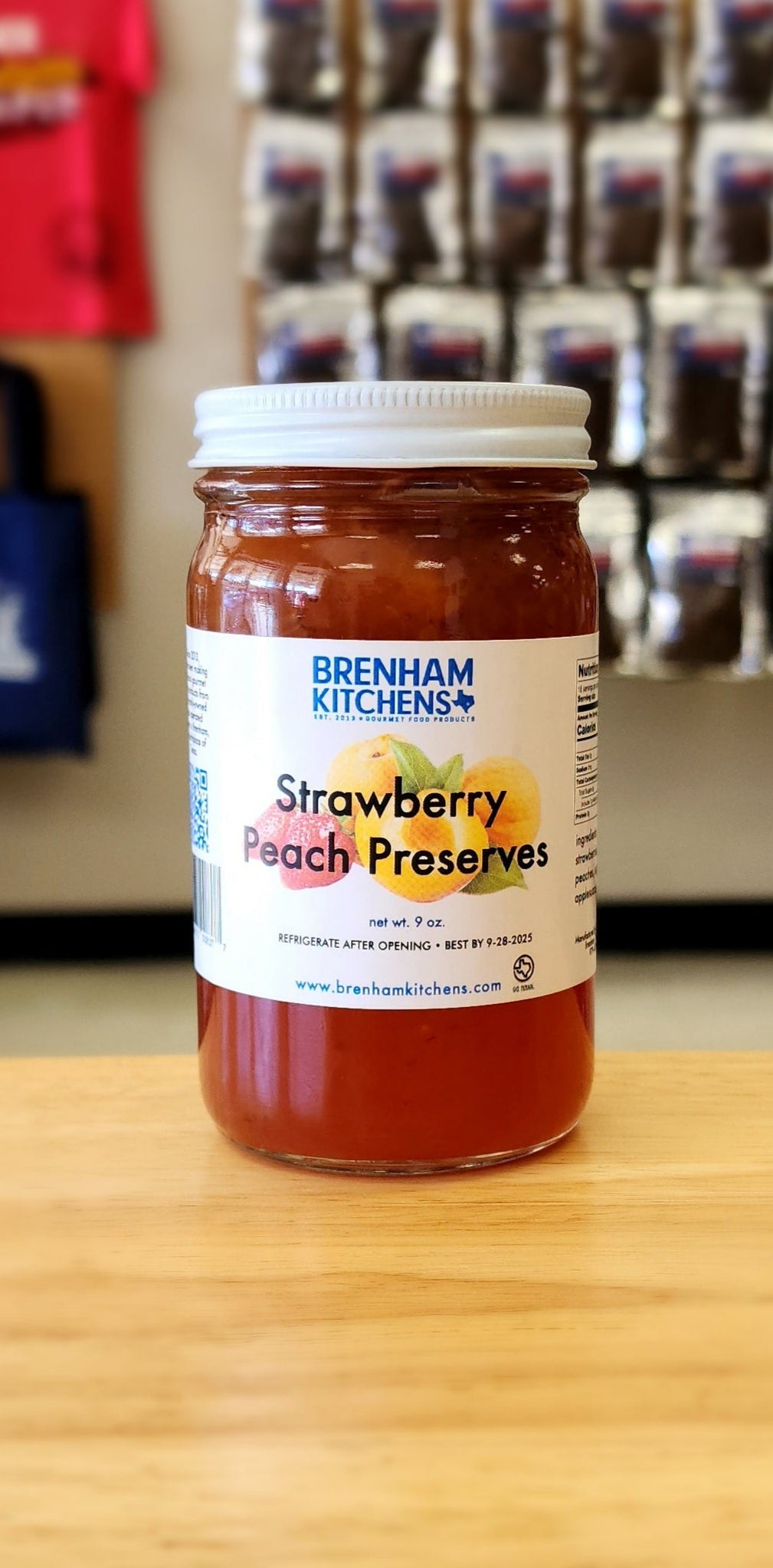 Brenham Kitchens - Strawberry Peach Preserves