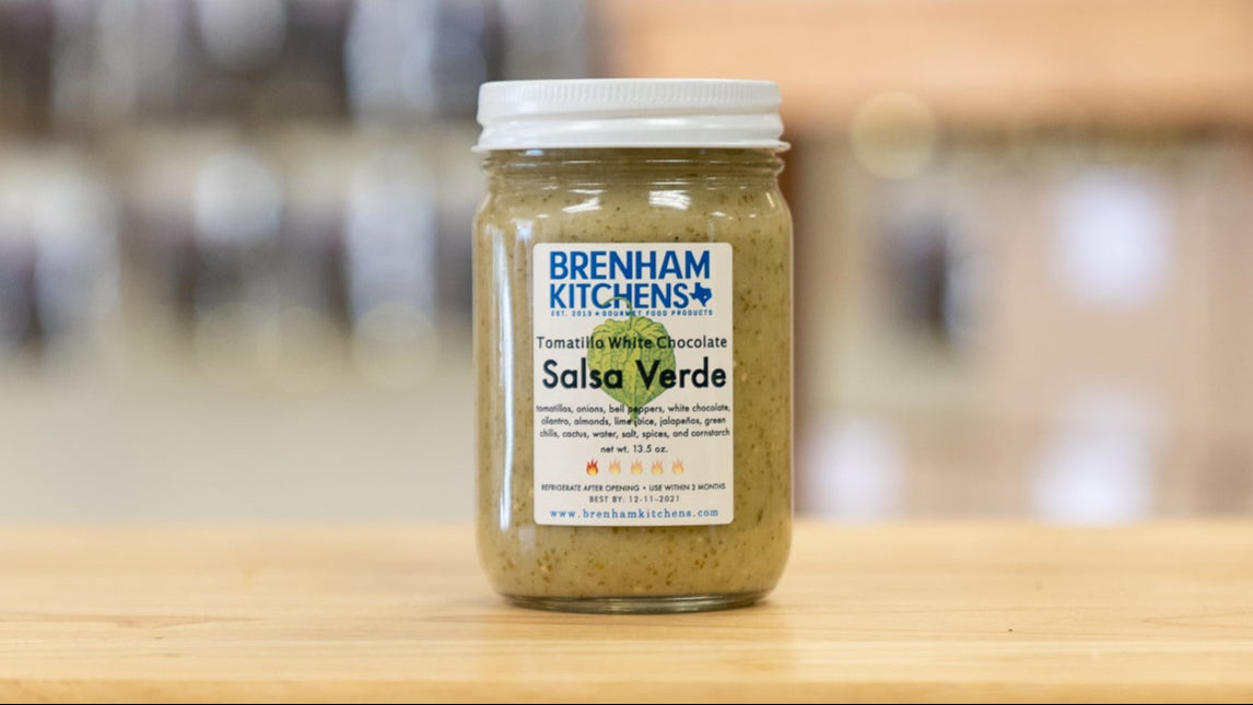 Brenham Kitchens - White Chocolate Tomatillo Sauce