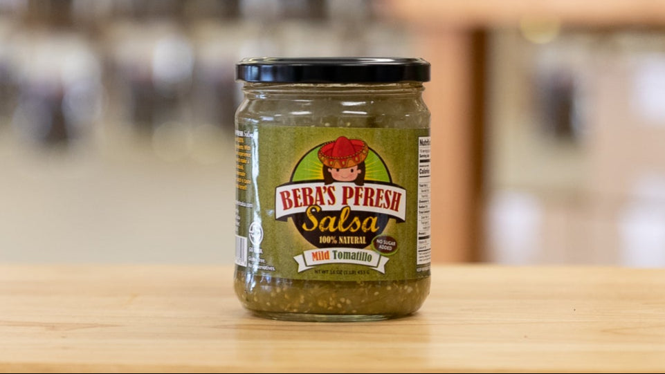 Beba's Pfresh Salsa - Mild Tomatillo
