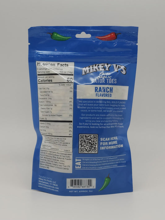 Mikey V's - Ranch Gator Toes (Fried Garlic)