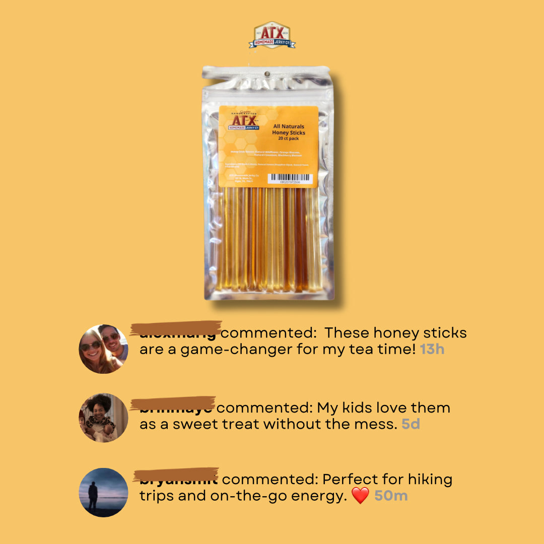 Honey Sticks - All Naturals Pack