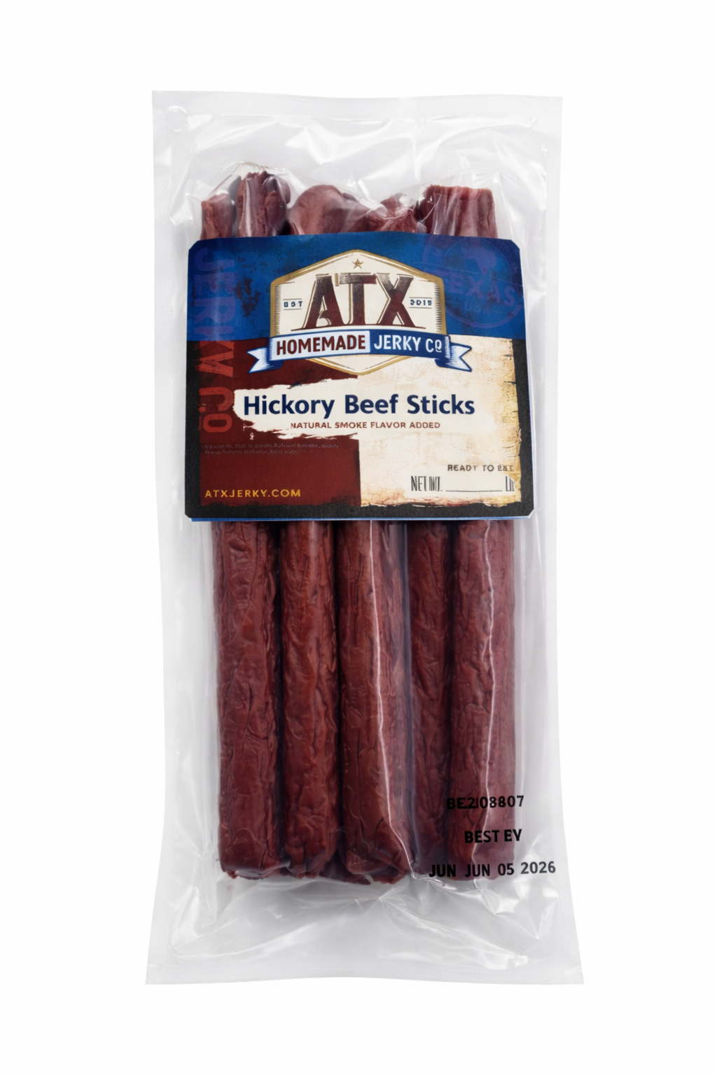 Hickory Smoked Beef Sticks