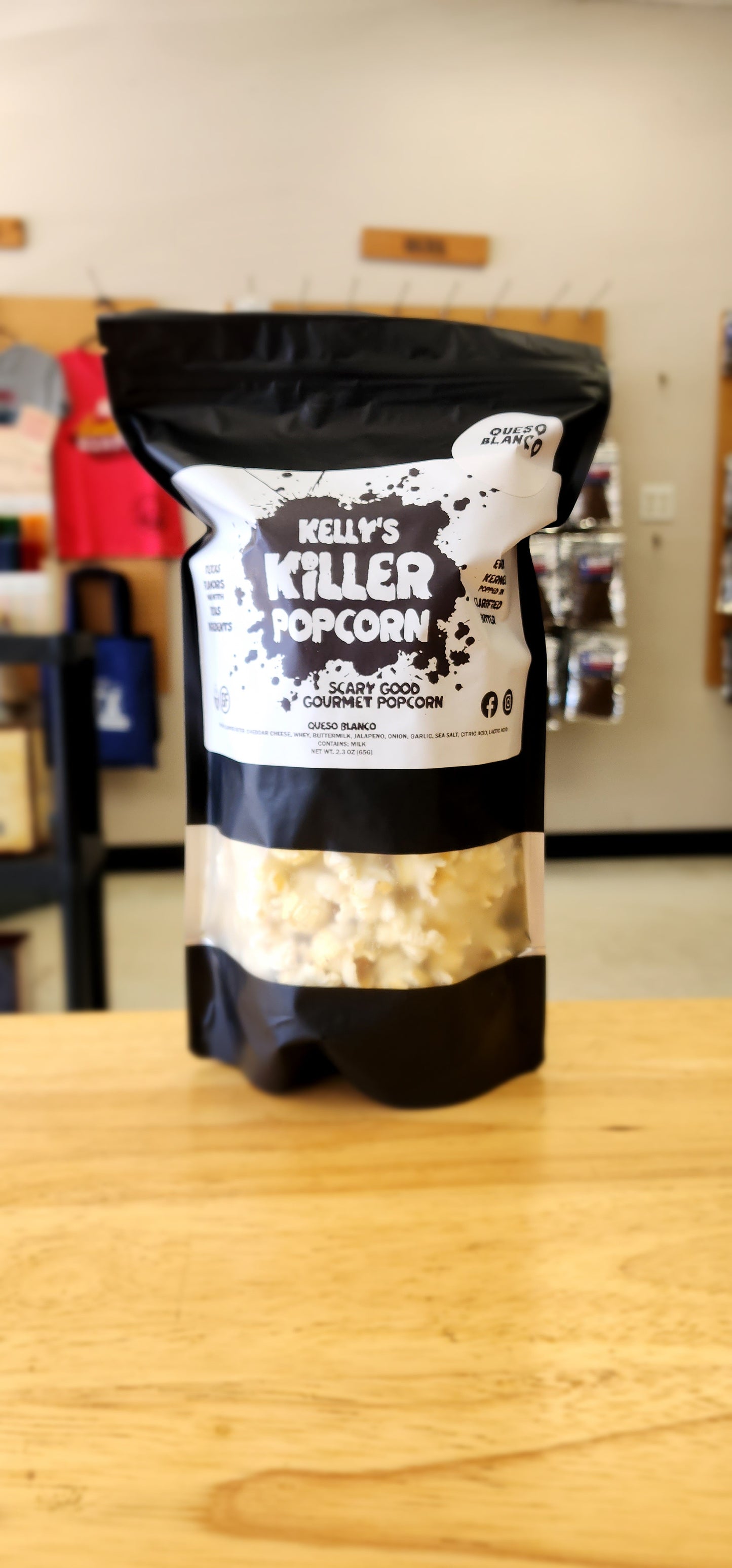 Kelly's Killer Popcorn - Jalapeño Queso