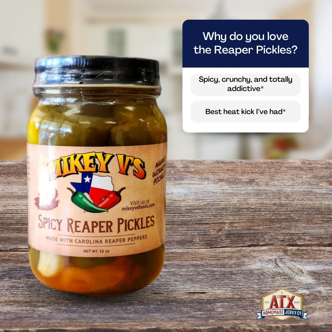 Mikey V's Spicy Reaper Pickles