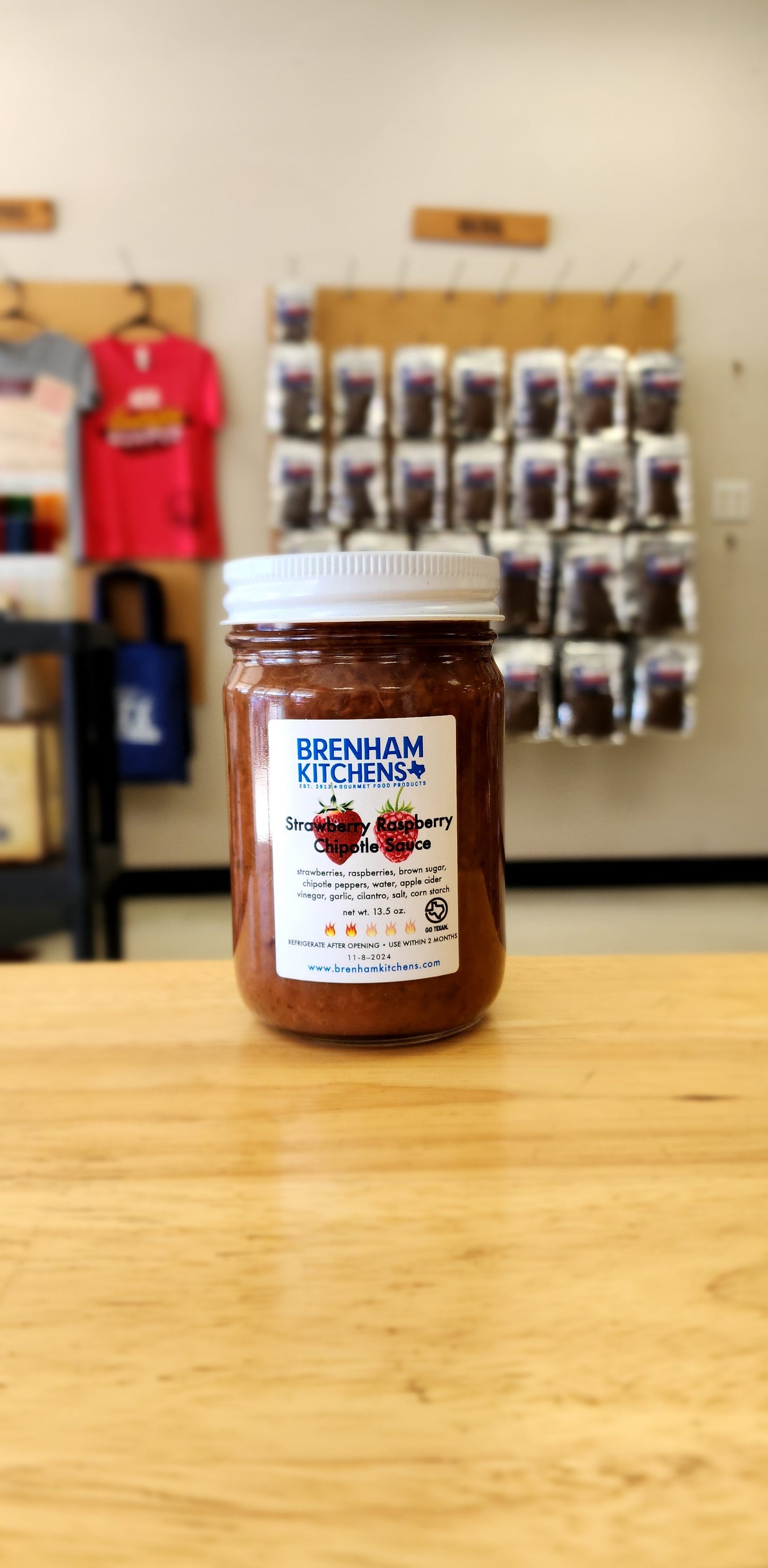 Brenham Kitchens - Strawberry Raspberry Chipotle Sauce