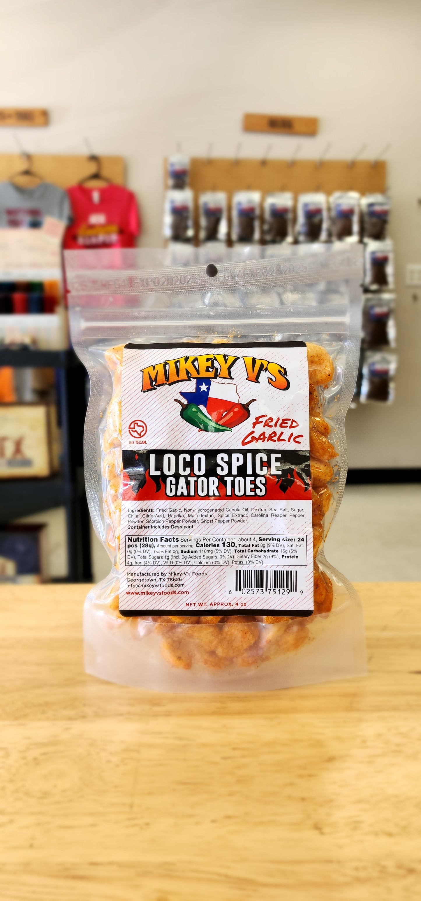 Mikey V's - Loco Spice Gator Toes (Fried Garlic)