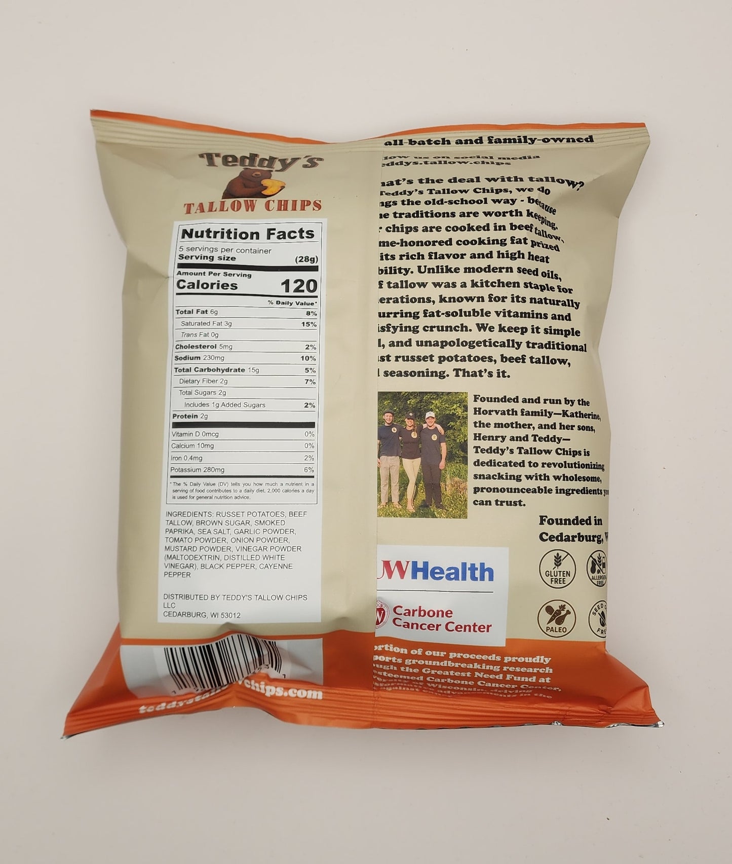 Teddy's Tallow Chips - Summer BBQ