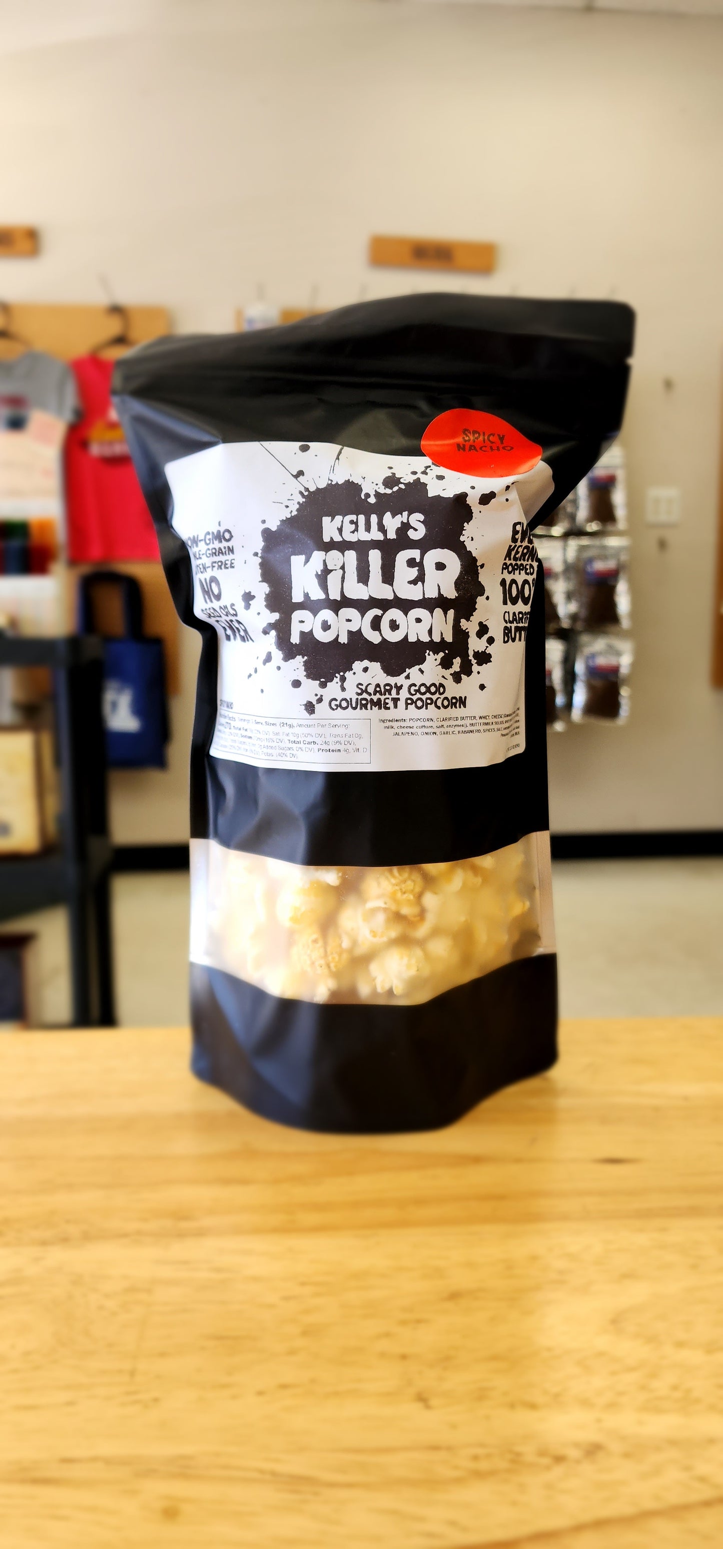 Kelly's Killer Popcorn - Spicy Nacho