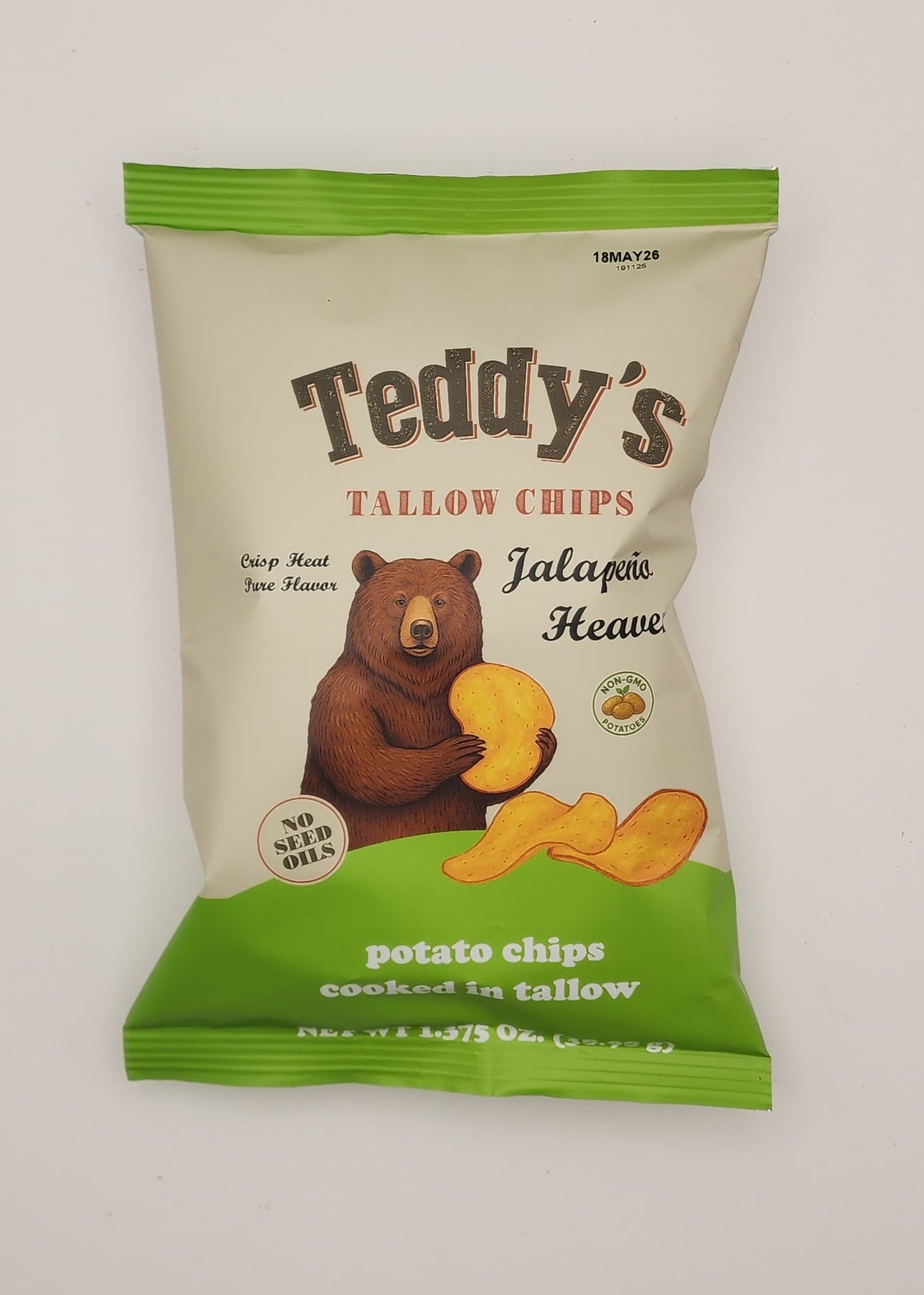 Teddy's Tallow Chips - Jalapeño Heaven