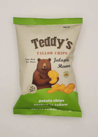 Teddy's Tallow Chips - Jalapeño Heaven