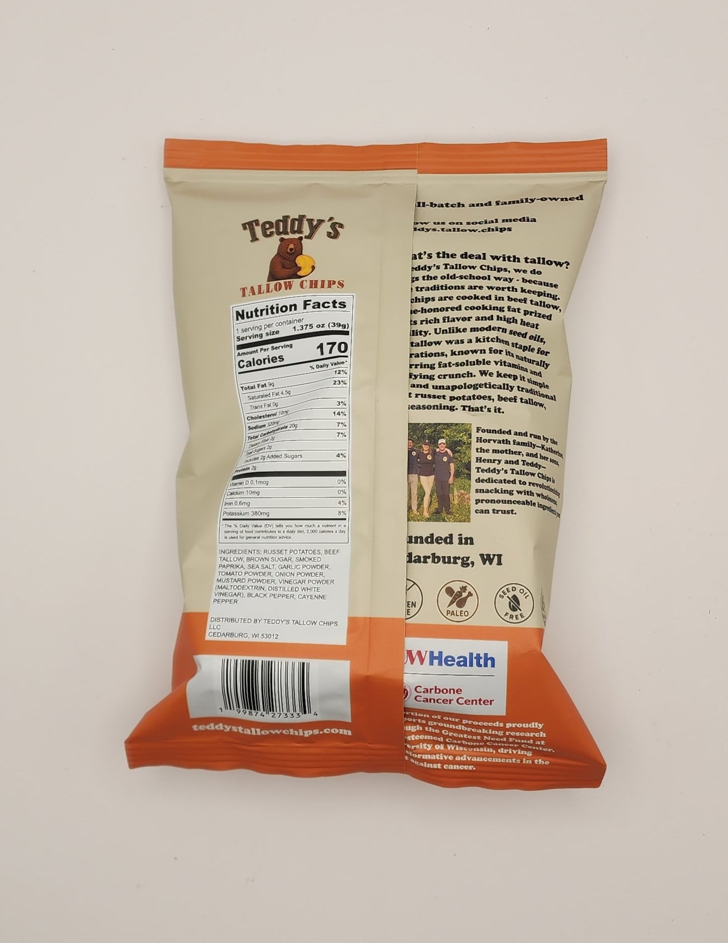 Teddy's Tallow Chips - Summer BBQ