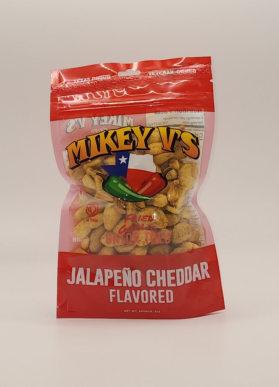 Mikey V's - Jalapeño Cheddar Gator Toes (Fried Garlic)